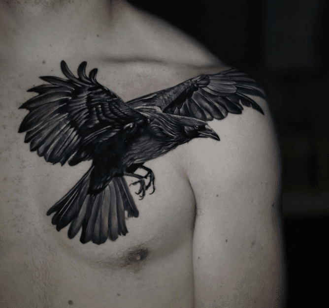 Black and Grey tattoo by Orlando