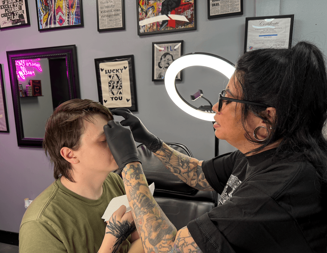 Sam piercing at ATS of Fayetteville NC