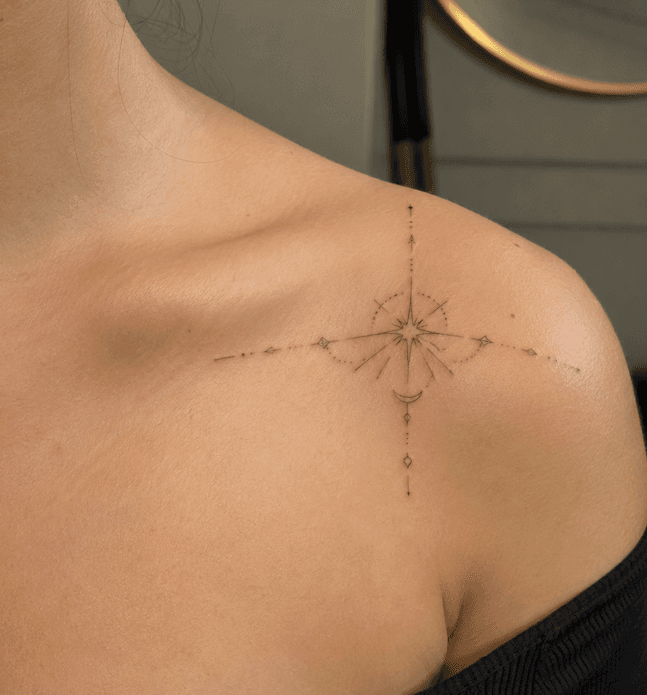 fineline fine line minimalism tattoo