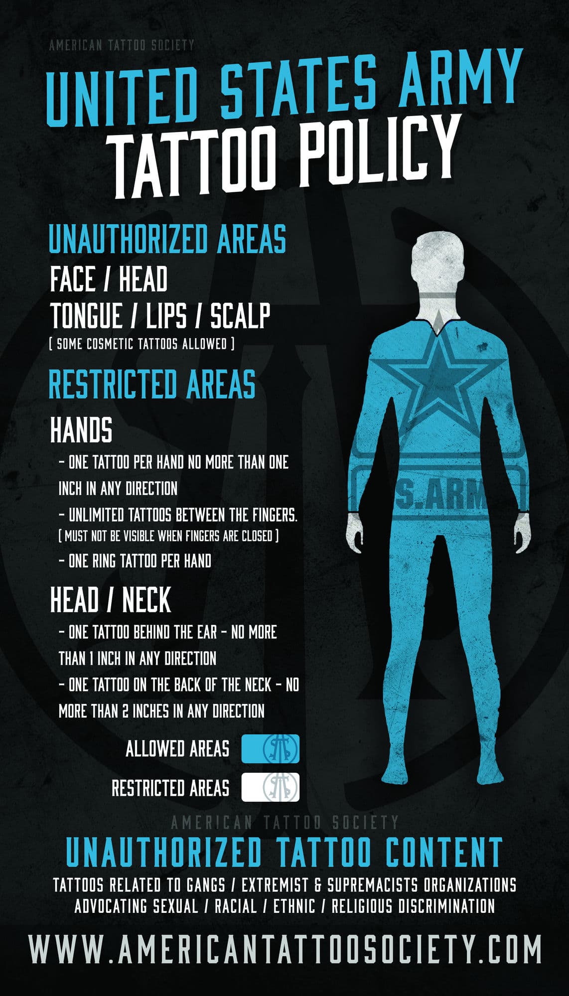 United States Army tattoo policy — American Tattoo Society