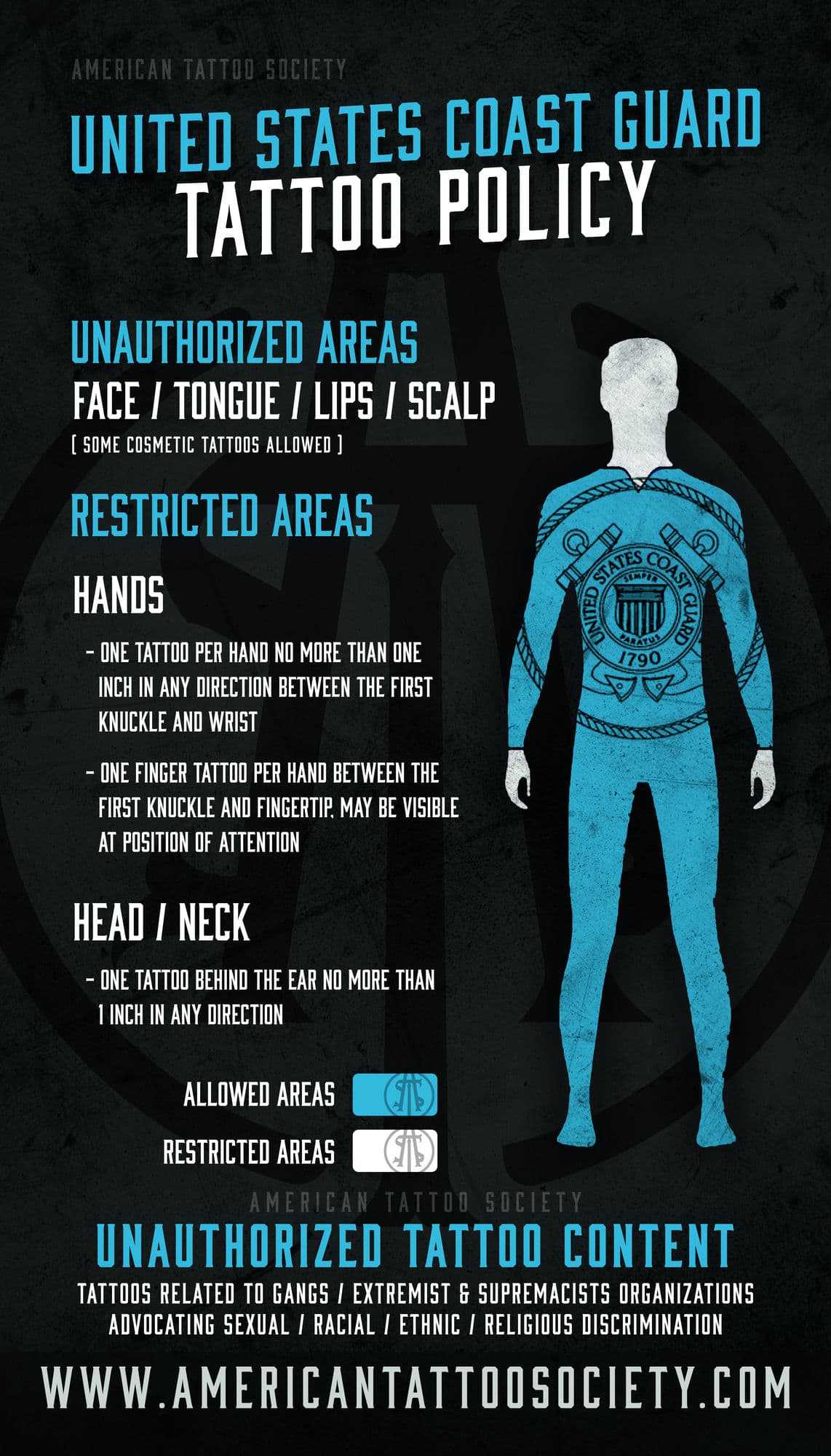 United States Coast Guard tattoo policy — American Tattoo Society