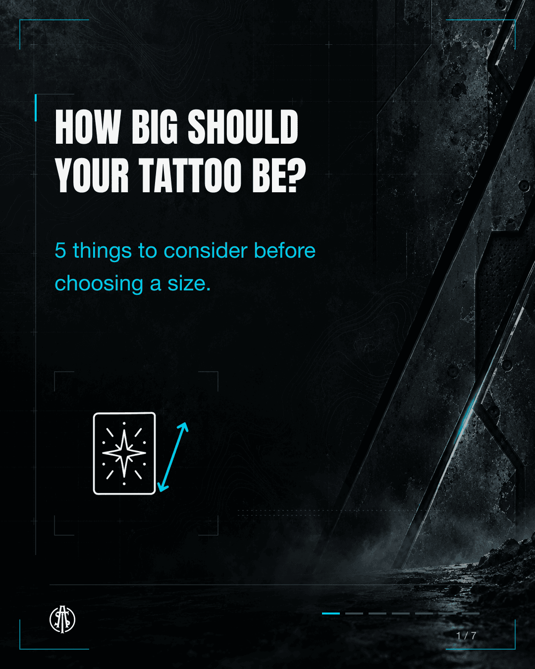 How big should your tattoo be? Five things to consider before choosing a size.