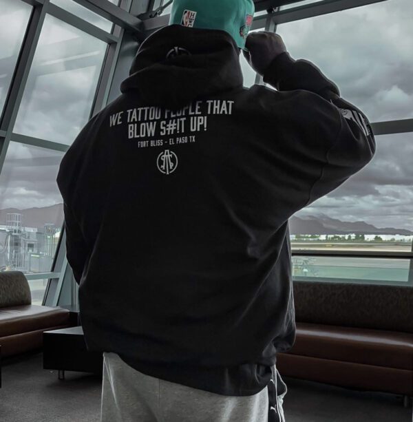 ATS Full Logo W/ Location Slogan Unisex Hoodie - Image 3