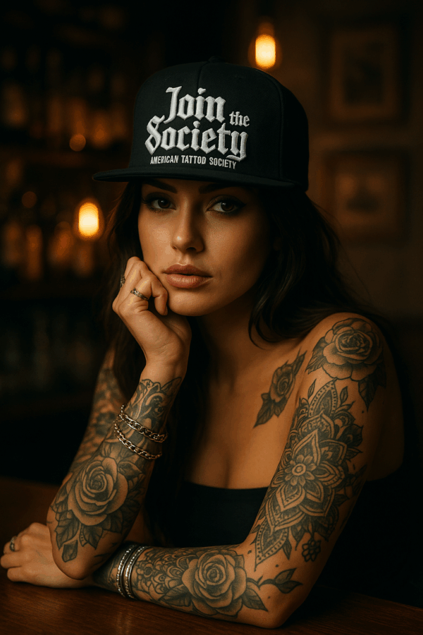 ATS Join the Society 3D Flat Bill Snapback Hat - Image 7