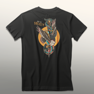 The Eagles Revenge ATS shirt design shown of the back